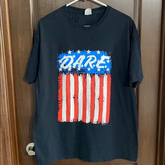 Vintage D.A.R.E. Stars and Stripes Tee - Picture 1 of 3